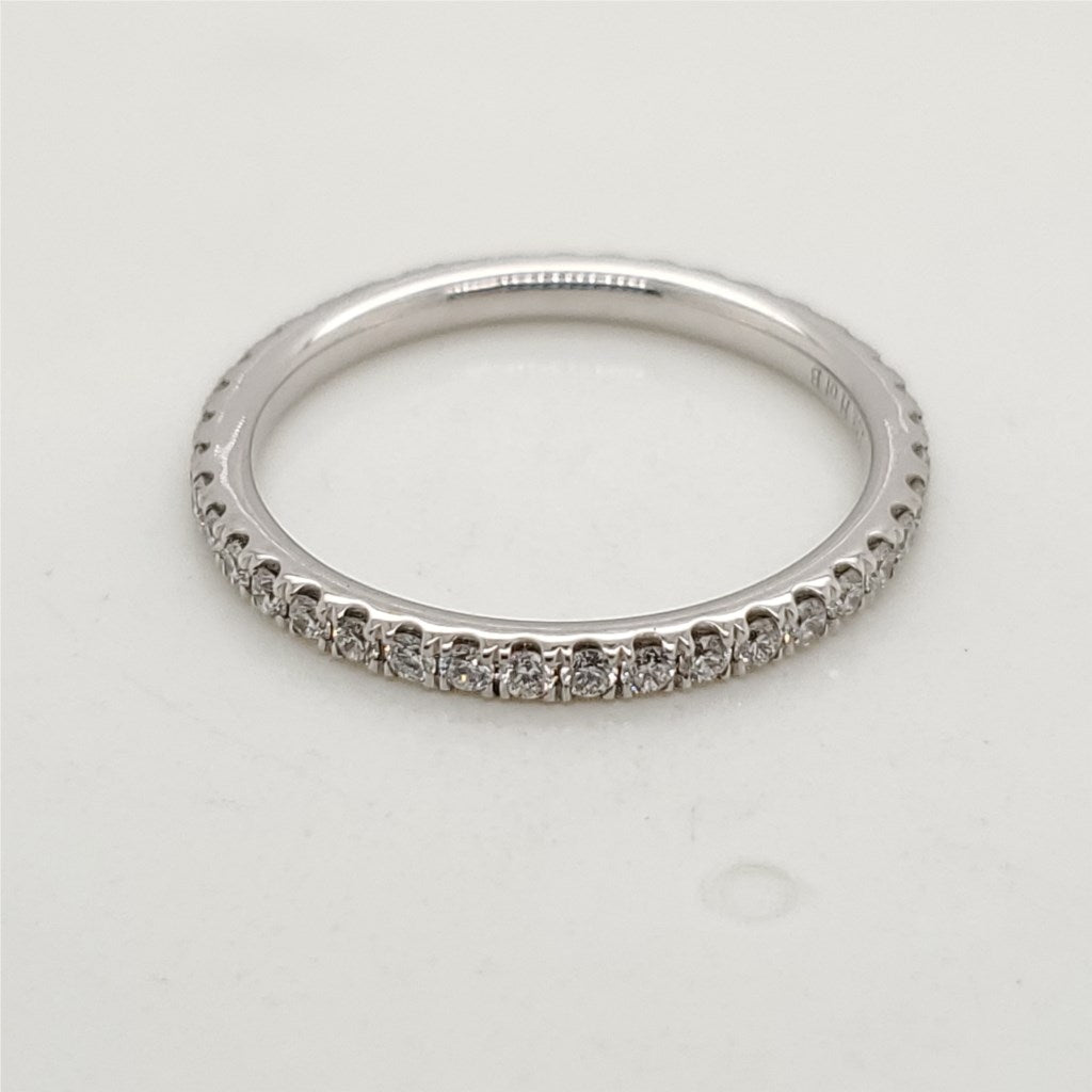 18Kt White Gold Diamond Wedding Band