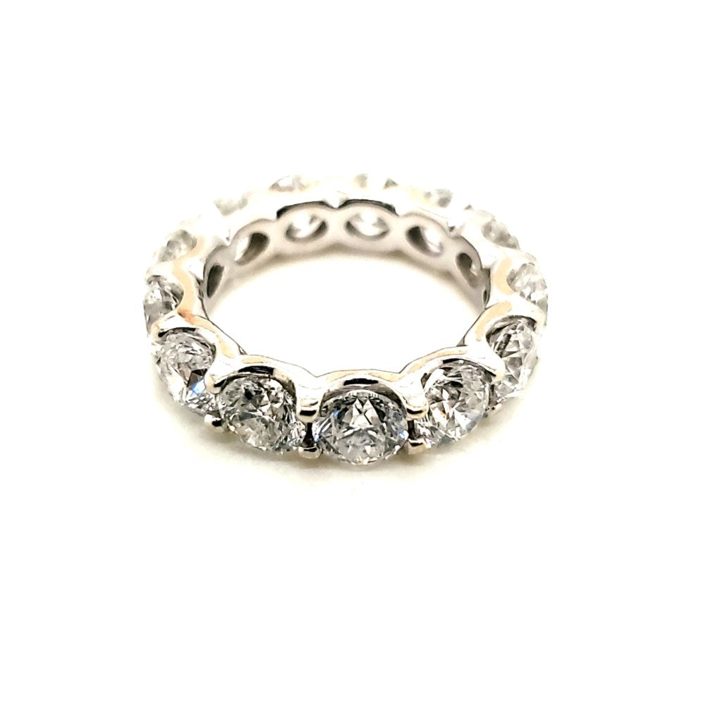 14kt Gold and Diamond Eternity Wedding Band