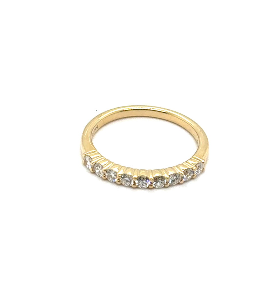 14kt Yellow Gold 0.43Ctw Diamond Stackable Wedding Band