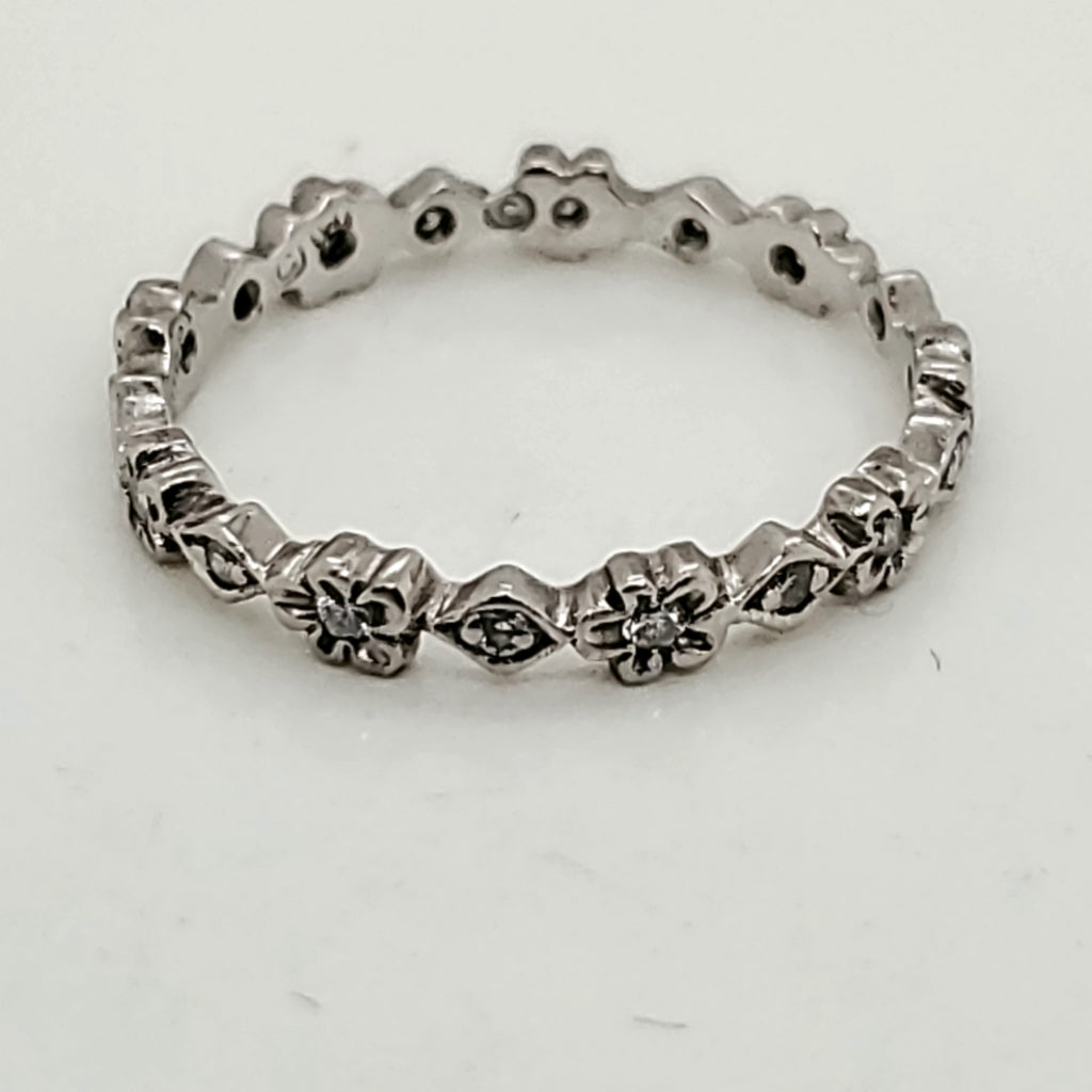 Cathy Waterman Platinum And Diamond Eternity Band