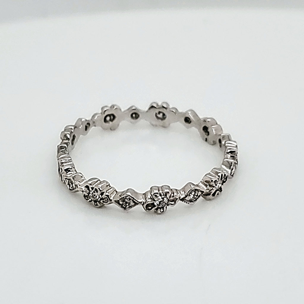 Cathy Waterman Platinum And Diamond Eternity Band