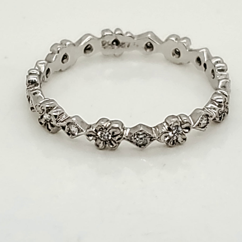 Cathy Waterman Platinum Diamond Band