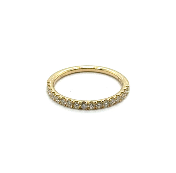 14kt Yellow Gold Diamond Stackable Wedding Band