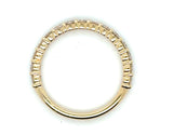 14kt Yellow Gold and Diamond Wedding Band
