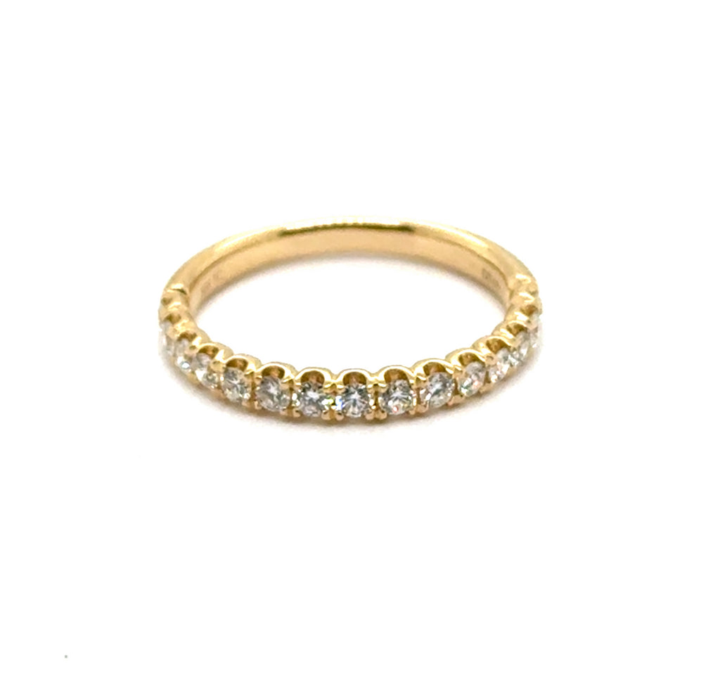 14kt Yellow Gold 0.52Ctw Diamond Stackable Wedding Band