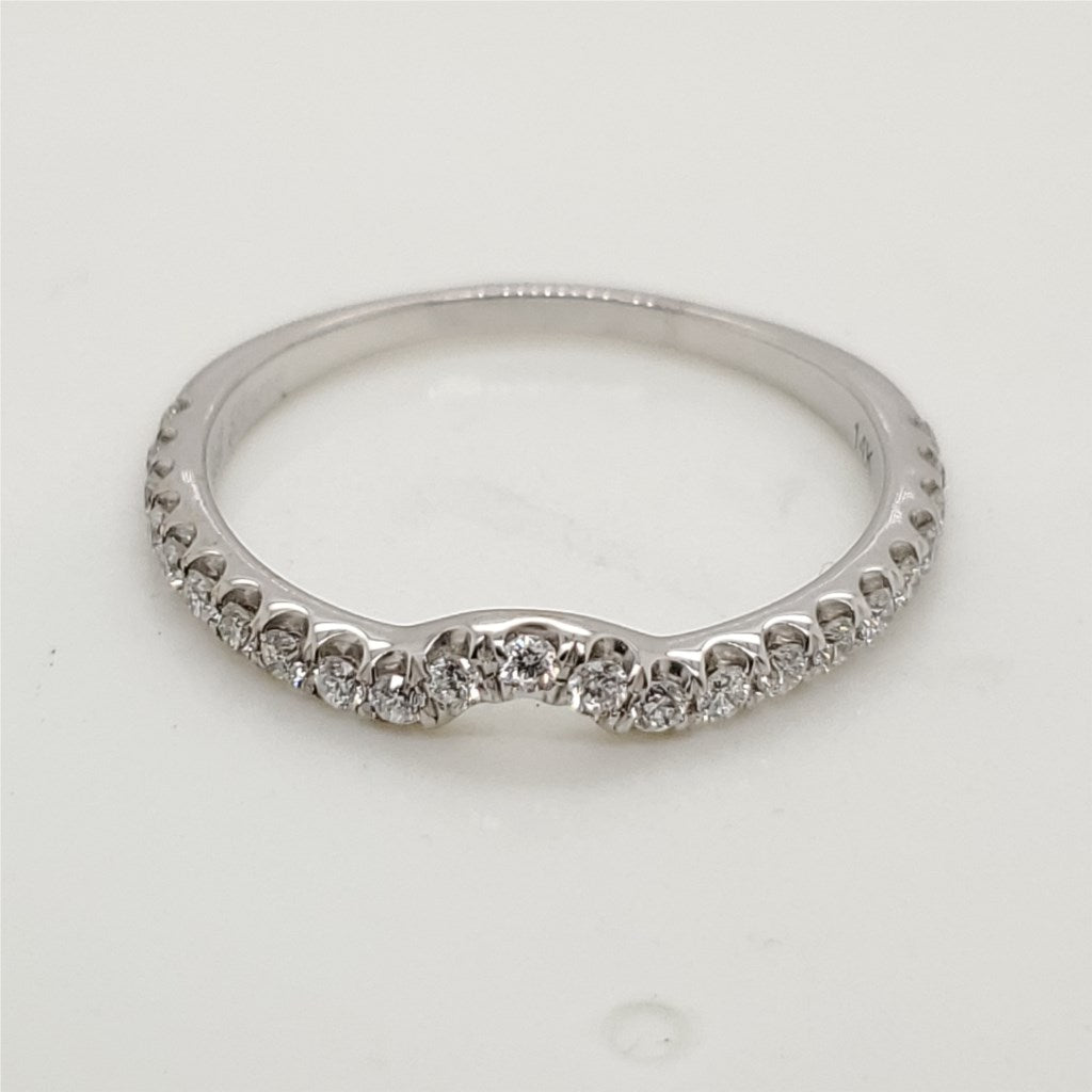 14kt Gold and Diamond Wedding Band