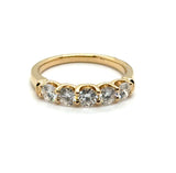 1.01 Ctw 14kt Yellow Gold Diamond Stackable Wedding Band