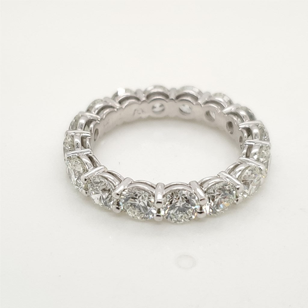 4.50 Carat Total Weight Diamond Eternity Band in 14kt White Gold