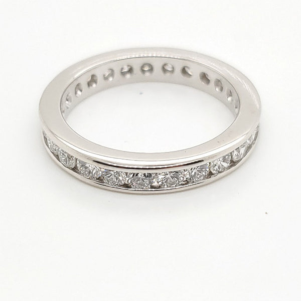 1.38 carat total weight diamond eternity band