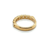 1.00 Ctw 14kt Yellow Gold Diamond Stackable Wedding Band Size 6.5