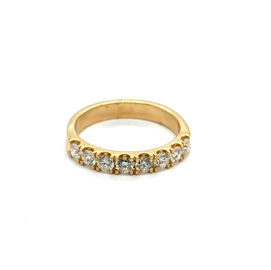 0.75 Ctw 14Kt Yellow Gold Diamond Stackable Wedding Band