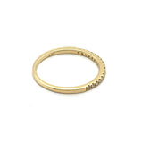 0.12 Ctw 14Kt Yellow Gold Diamond Stack Band