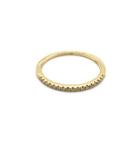 0.12 Ctw 14Kt Yellow Gold Diamond Stack Band