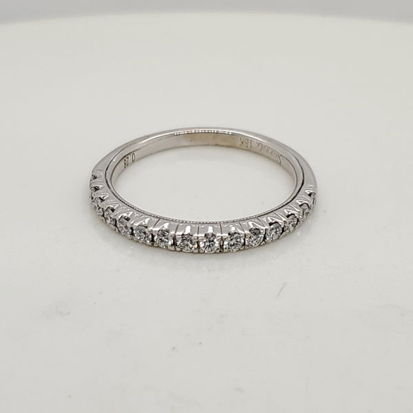 18kt Gold and Diamond Wedding Band