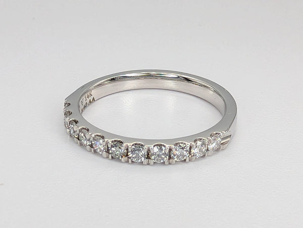 14K White Gold 0.40ctw Diamond Band