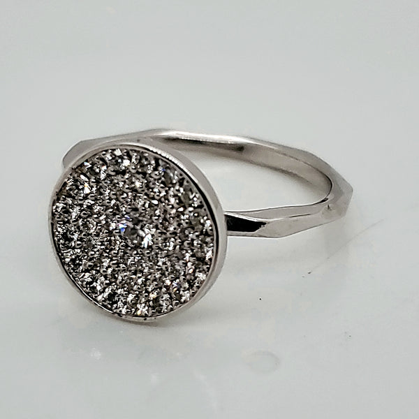 Ron Hami Designer 18kt White Gold and Diamond Ring