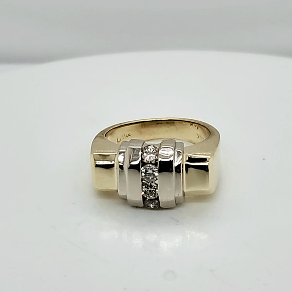 LeVian 14Kt Yellow Gold Diamond Ring