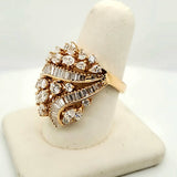 18kt Yellow Gold and Diamond Statement Ring