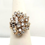 14kt Yellow Gold 3.00 Carat Total Weight Diamond Ring