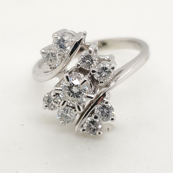 14kt White Gold and Diamond Ring