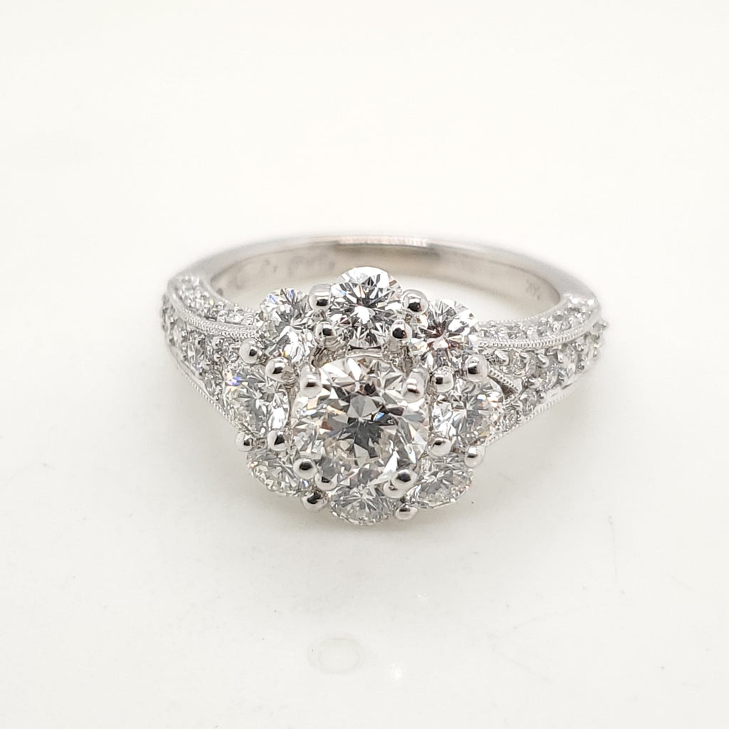 14kt White Gold 2.06 Carat Diamond Ring