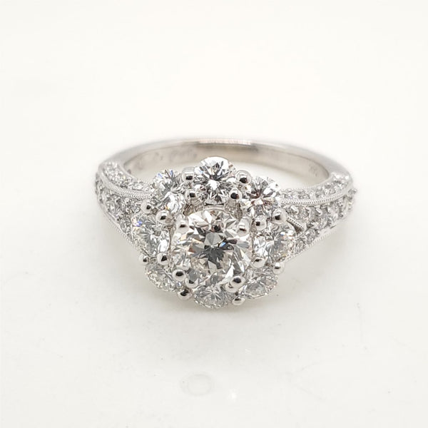 14kt White Gold 2.06 Carat Diamond Ring