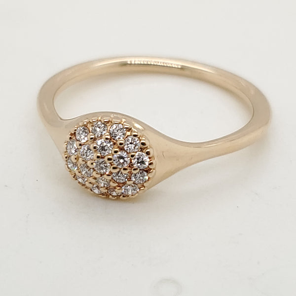 18kt Yellow Gold Diamond Ring