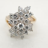 14kt Yellow Gold and Diamond Right Hand Ring