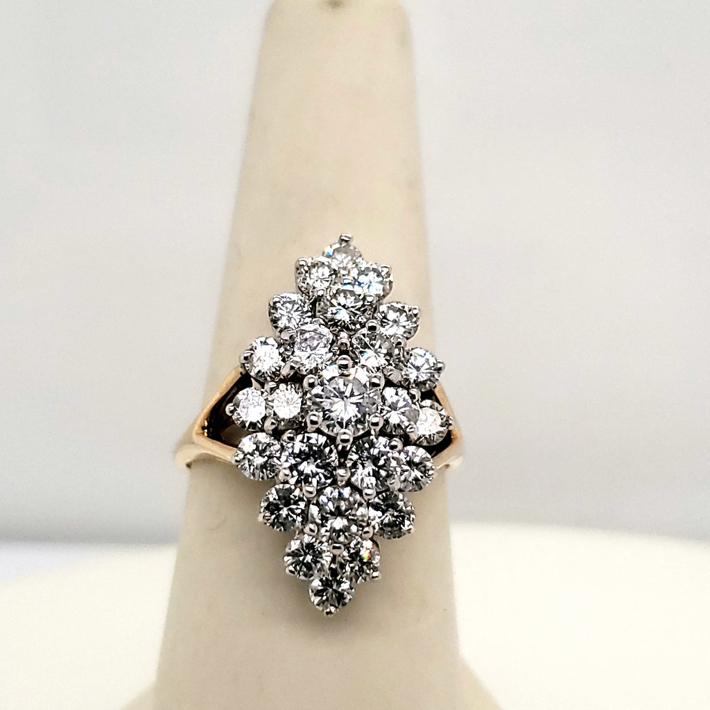 14kt Yellow Gold Diamond Ring
