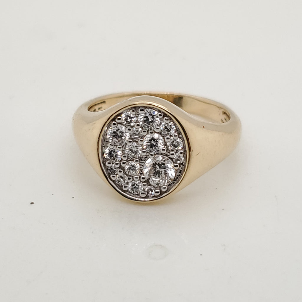 14kt Yellow Gold Diamond Ring