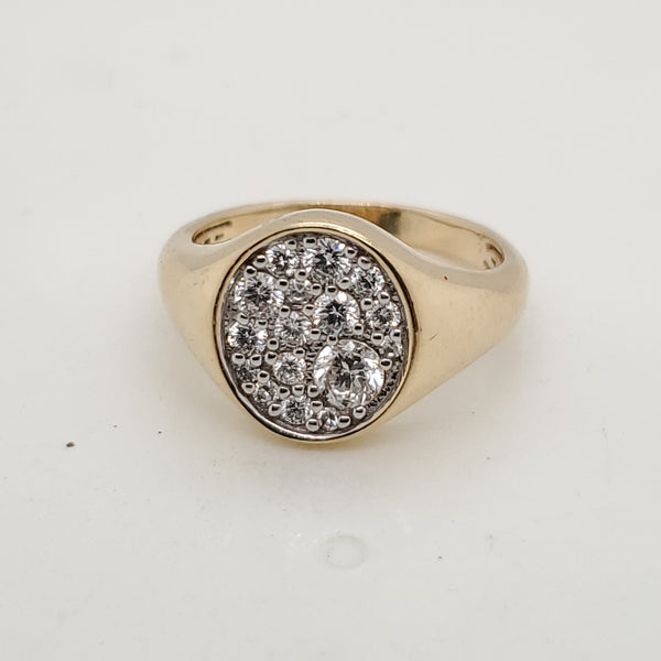 14kt Yellow Gold Diamond Ring