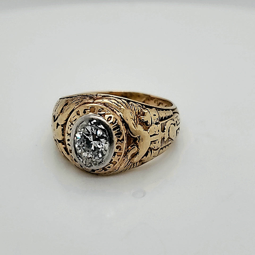1941 West Point Diamond Ring - Main Image