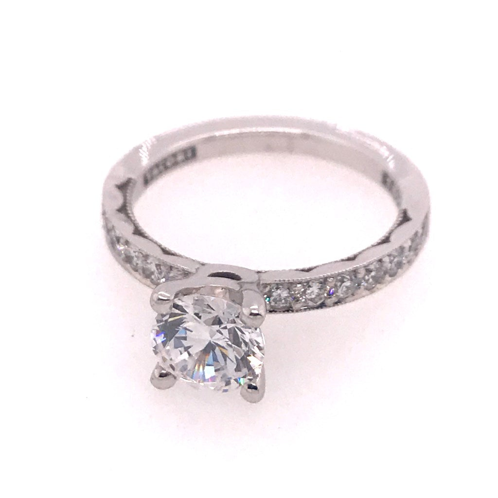 18Kt White Gold And Diamond Tacori Close Out Mounting