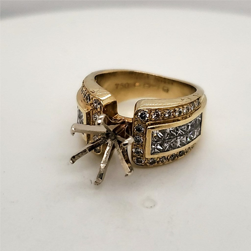 18kt Yellow Gold Ring Mounting