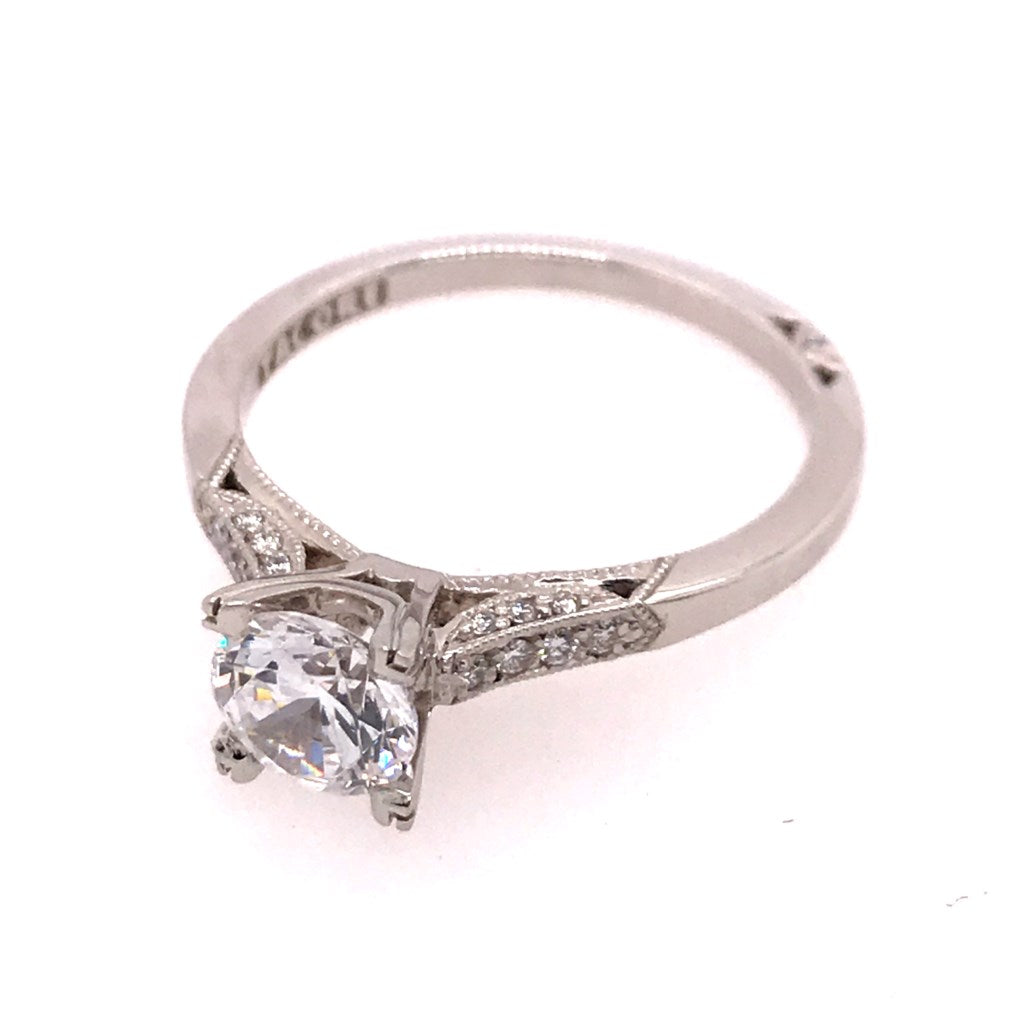 18Kt White Gold And Diamond Tacori Close Out Mounting