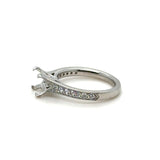 Platinum And Diamond Engagement Ring Mounting