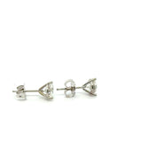 1.60 Carat Total Weight Diamond Stud Earrings