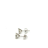1.60 Carat Total Weight Diamond Stud Earrings