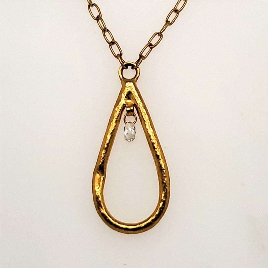 Gurhan .999 Gold and Diamond Pendant
