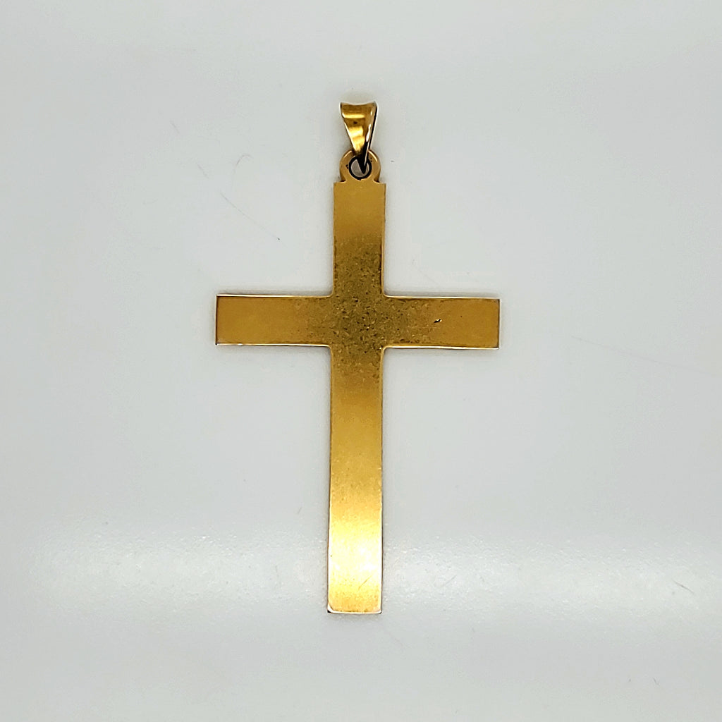 Vintage 14kt Yellow gold Cross