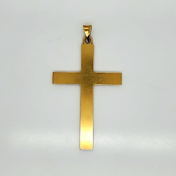 Vintage 14kt Yellow gold Cross