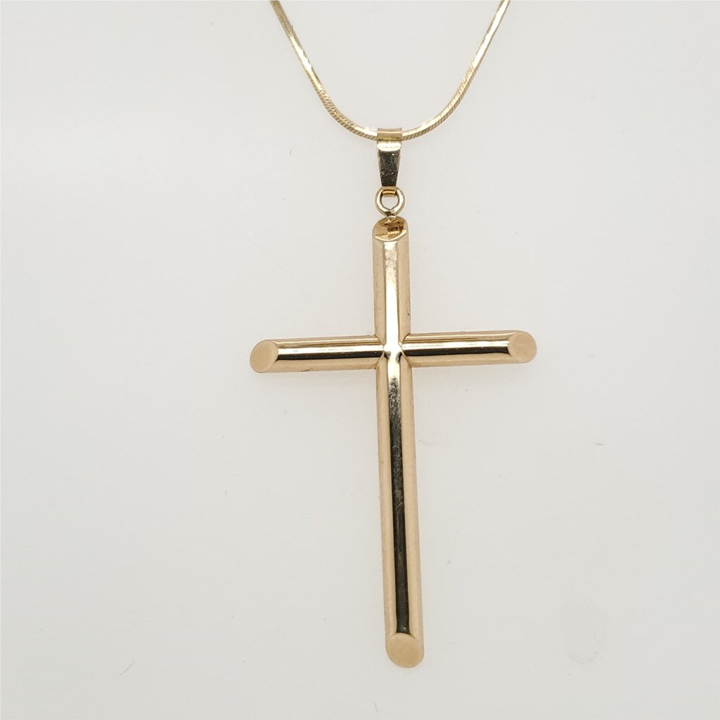 14kt Yellow Gold Cross Pendant