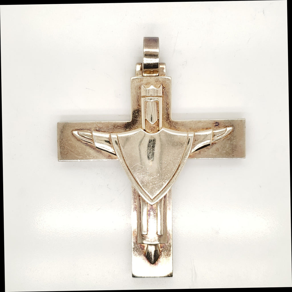 Vintage Celia Harms Sterling Silver Cross
