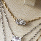 .66 Carat Marquise Cut Diamond East West Pendant in 14Kt Yellow Gold