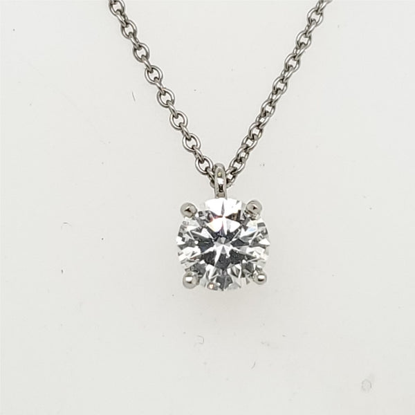 Pre-owned Tiffany & Co Platinum Diamond Pendant
