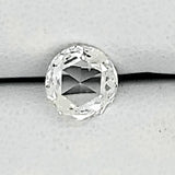 1.28 Carat Rose Cut G.I.A. Diamond Solitaire Pendant in 14Kt Yellow Gold