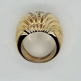 18kt Yellow Gold and Diamond Ring