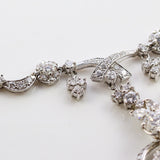 Platinum and Diamond Neckalce