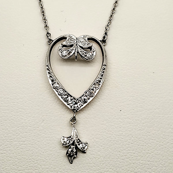 Edwardian Platinum and diamond Necklace