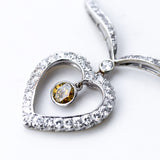 14/18kt White Gold and Diamond Necklace